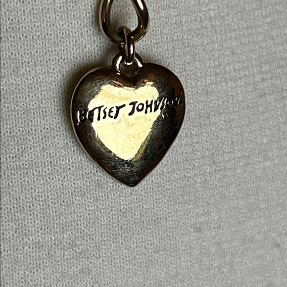 Betsey Johnson RARE Flower Garden Enamel and Rhinestone Gingham Ribbon necklace - Picture 7 of 11